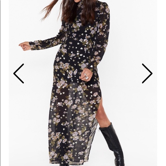 Nasty Gal Dresses & Skirts - Nasty Gal In The Garden Floral Maxi Dress NWT